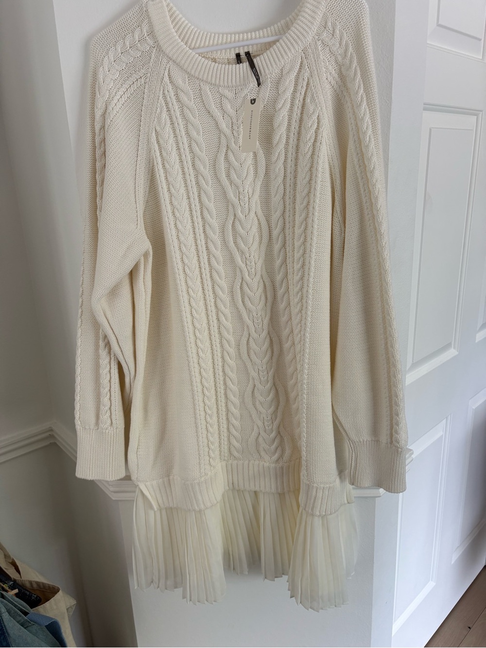 NWT Anthroplogie Delphine Twofer Sweater Dress size XL